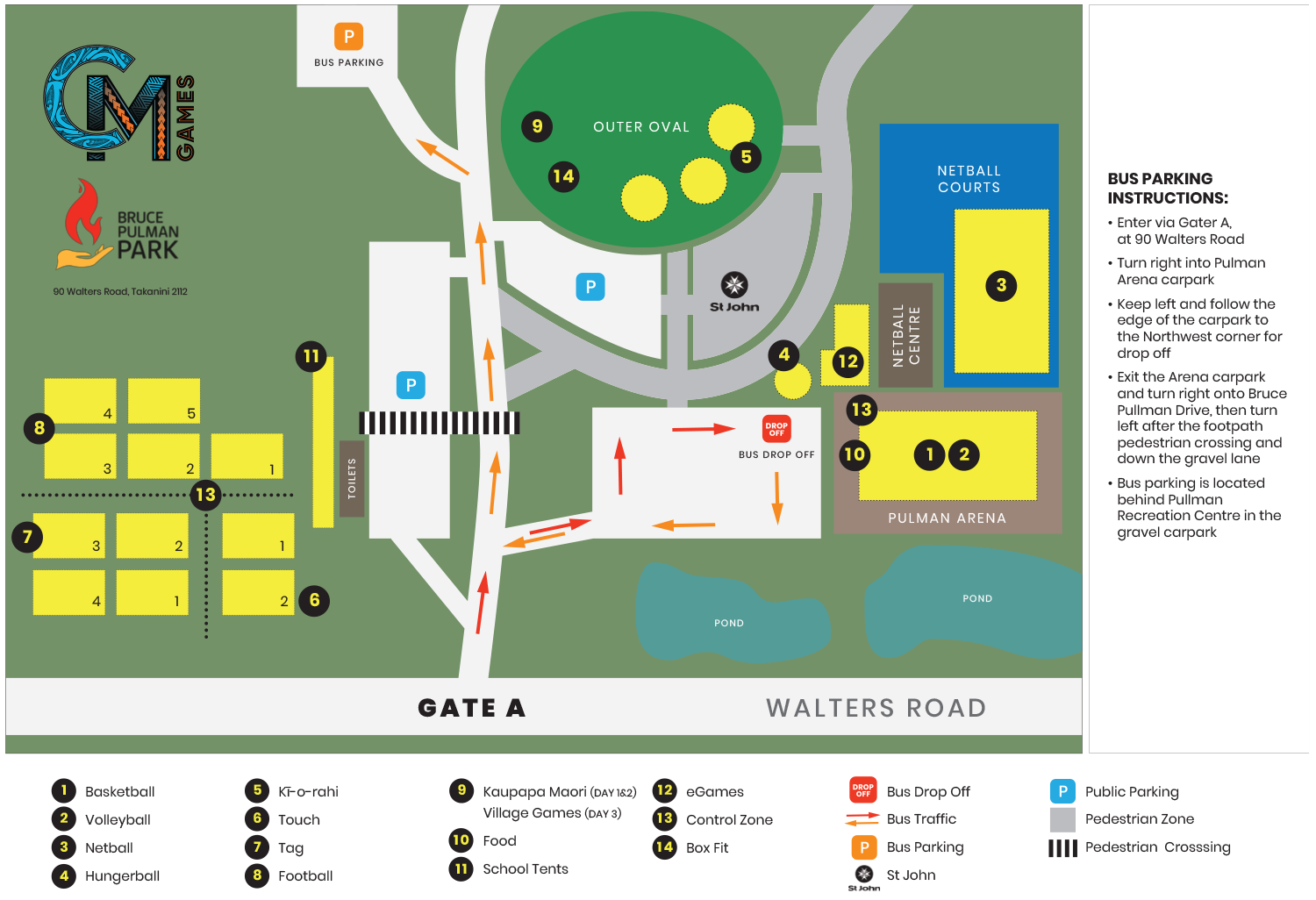 CM Games 2025 Venue Map